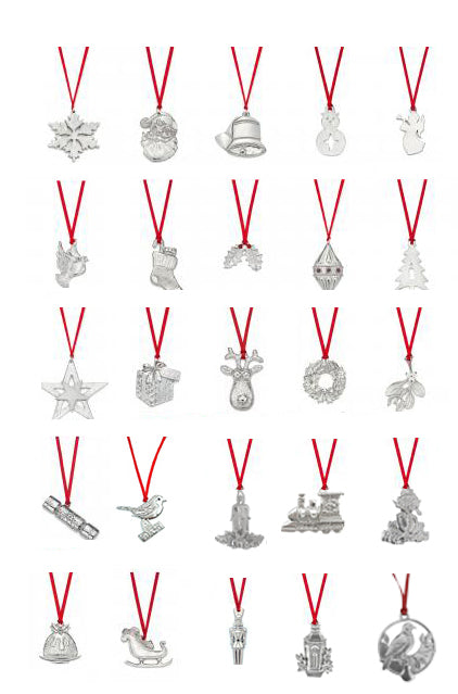 Complete Set of 25 Christmas Decorations