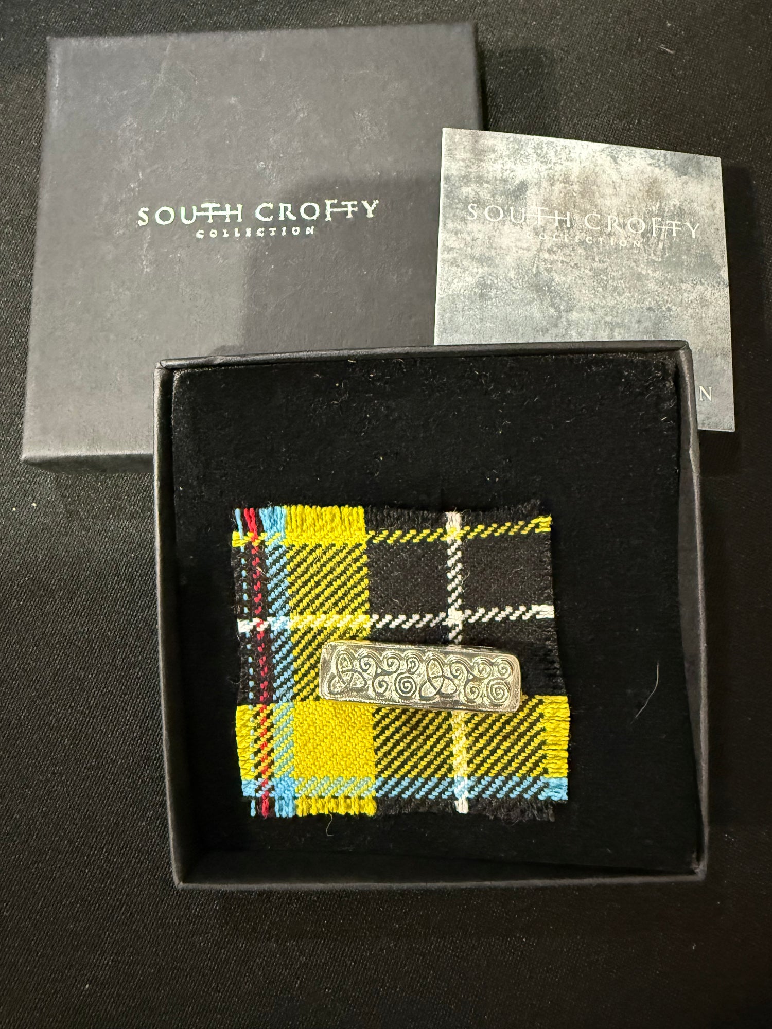 Celtic Symbol Rectangle Brooch