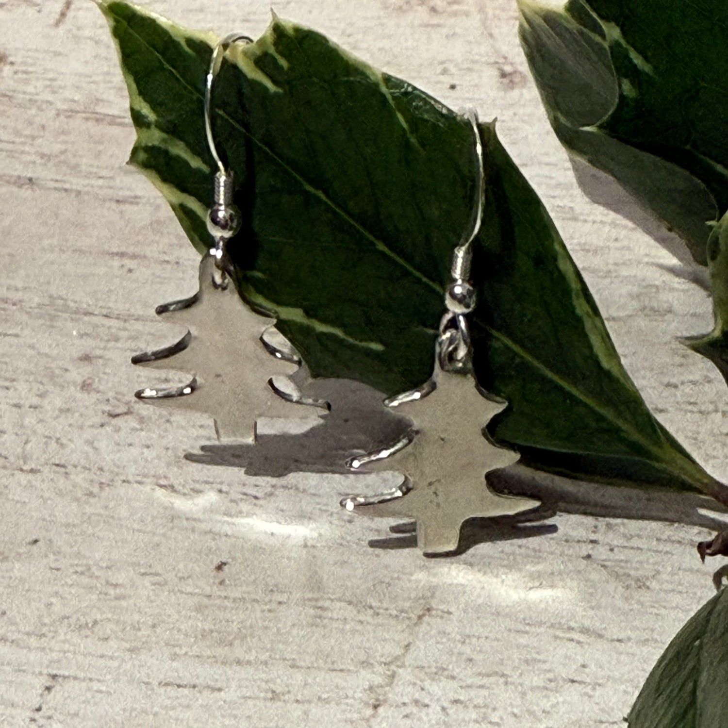 Christmas Tree Drop Earrings