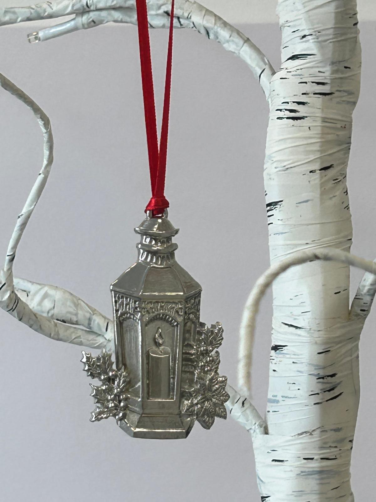 Cornish Tin Christmas Decoration - Lantern (2025)