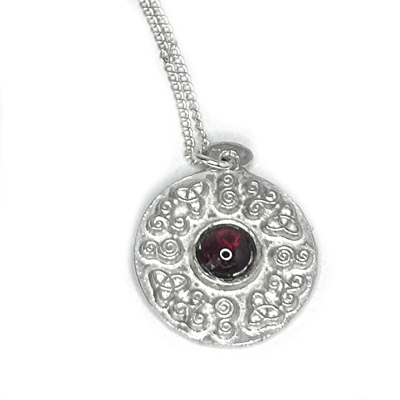 Celtic Pattern Birthstone Pendant
