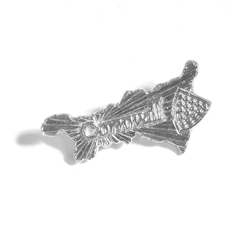 Cornish Map Brooch