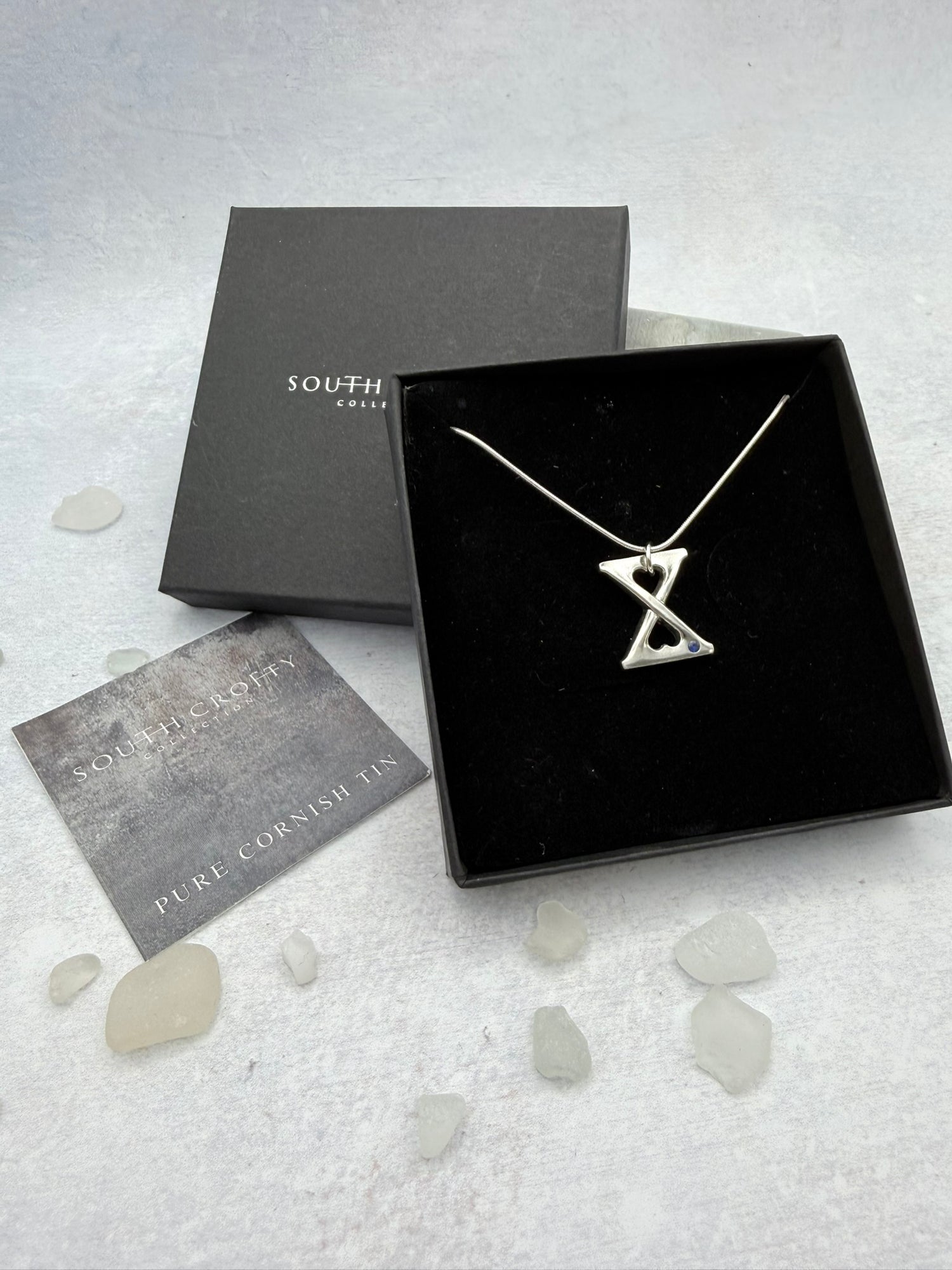 Eternity Roman Numeral X Sapphire Pendant