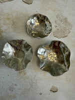 Three trinket dishes made of Cornish tin. A handmade gift made in Cornwall