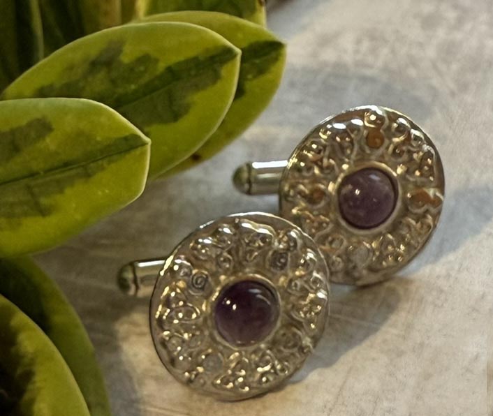 Celtic Symbol Cornish tin Cufflinks
