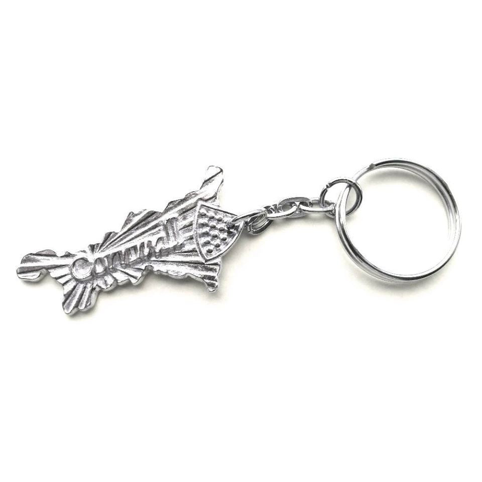Cornish Map Keyring