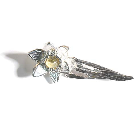 Cornish Daffodil Brooch