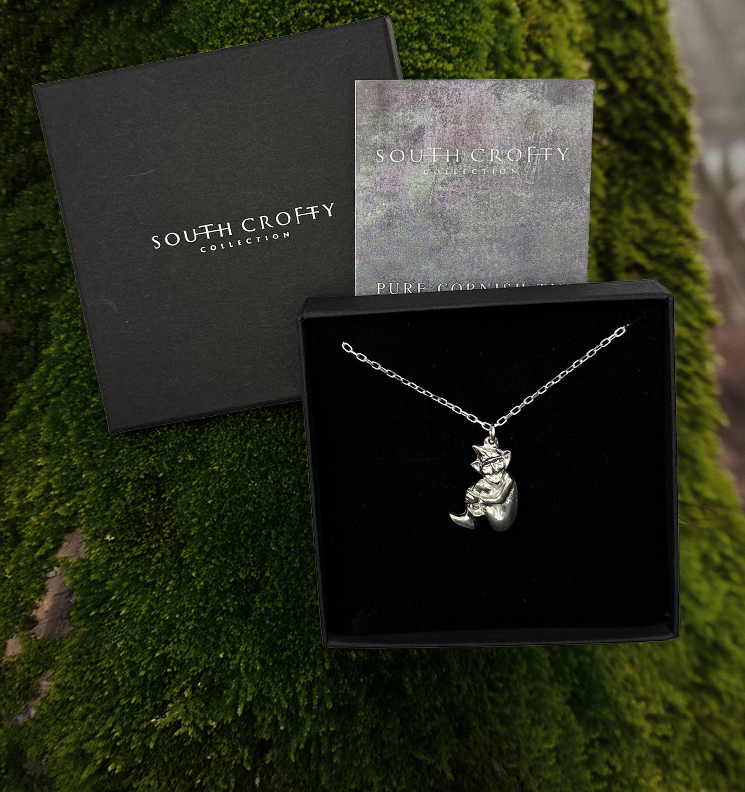 Large Cornish piskie pendant