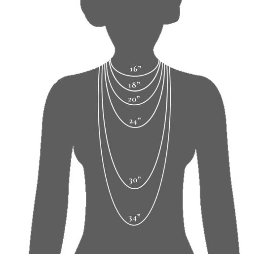Necklace Length Guide – South Crofty Collection